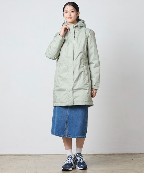 美品　L.L.Beanウィンター・ウォーマー・コート　カーキ　刺繍ロゴ　M 美品 L.L.Beanウィンター・ウォーマー・コート カーキ 刺繍ロゴ M