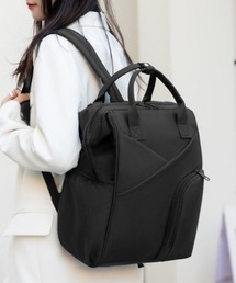 Coo+i（クーイ）の「A4サイズ収納可 ベビーカー取付用ベルト付き  多機能マザーズリュック（バックパック/リュック）」
