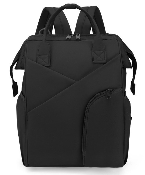 Coo+i(クーイ)の「A4サイズ収納可 ベビーカー取付用ベルト付き 多機能マザーズリュック(バックパック/リュック・レディース・グレー/ブラック/グリーン/ネイビー・FREE)」の16枚目の写真