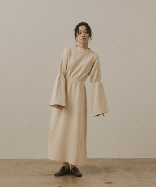 moi tytto（モイテュット）の「ニットワンピース（ワンピース・レディース・ナチュラル・FREE）」の4枚目の写真