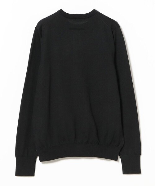 Demi-Luxe BEAMS(デミルクス ビームス)の「【別注】SLOANE / 18ゲージ 天竺 クルーネック カーディガン(ニット/セーター・レディース・カーキ/ブラック・1/2)」の4枚目の写真