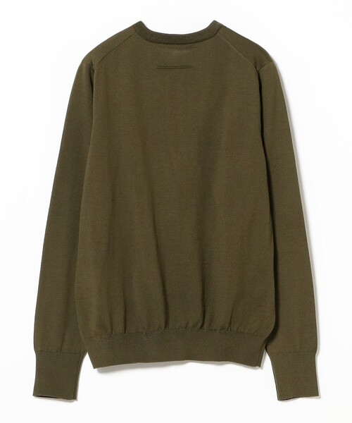 Demi-Luxe BEAMS(デミルクス ビームス)の「【別注】SLOANE / 18ゲージ 天竺 クルーネック カーディガン(ニット/セーター・レディース・カーキ/ブラック・1/2)」の20枚目の写真