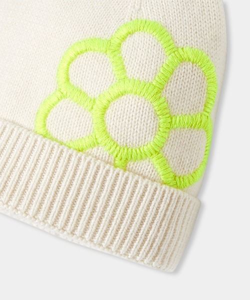 フラワーモチーフニット帽（ニットキャップ/ビーニー）｜jacadi（ジャカディ）