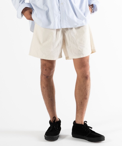 BEDWIN & THE HEARTBREAKERS(ベドウィン アンド ザ ハートブレイカーズ)の「4L BAGGY SHORT PANTS "CHICO"(その他パンツ・メンズ・アイボリー/オリーブ/ブラック・XX-LARGE/X-LARGE/LARGE/MEDIUM/SMALL)」の2枚目の写真