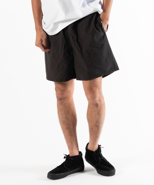 BEDWIN & THE HEARTBREAKERS(ベドウィン アンド ザ ハートブレイカーズ)の「4L BAGGY SHORT PANTS "CHICO"(その他パンツ・メンズ・アイボリー/オリーブ/ブラック・XX-LARGE/X-LARGE/LARGE/MEDIUM/SMALL)」の1枚目の写真