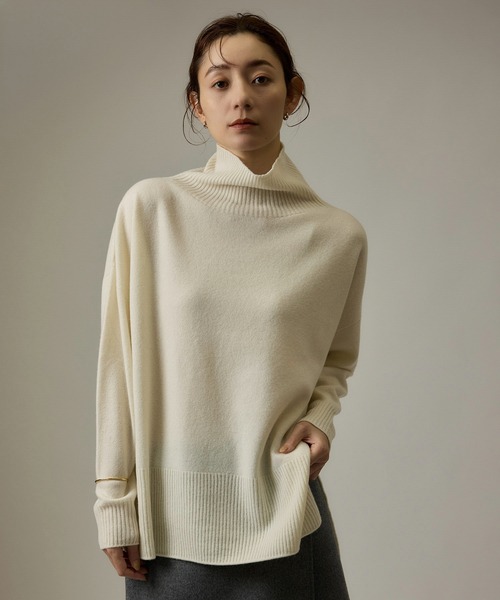 ROPE'（ロペ）の「ホールガーメント タートルネックニットプルオーバー（ニット/セーター・レディース・チャコールグレー/オフホワイト/ベージュ/グリーン系その他・FREE）」の22枚目の写真