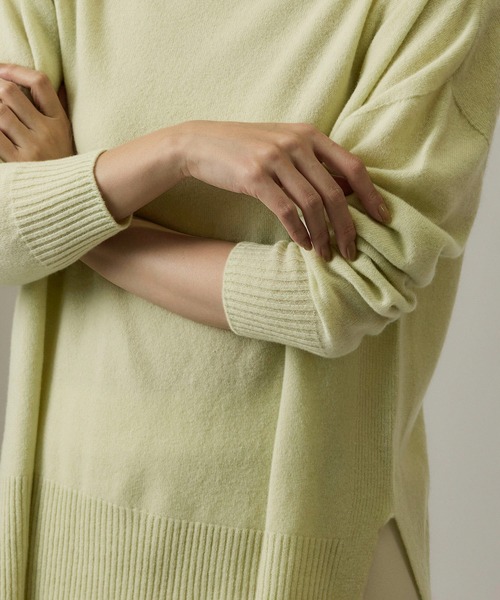 ROPE'（ロペ）の「ホールガーメント タートルネックニットプルオーバー（ニット/セーター・レディース・チャコールグレー/オフホワイト/ベージュ/グリーン系その他・FREE）」の12枚目の写真