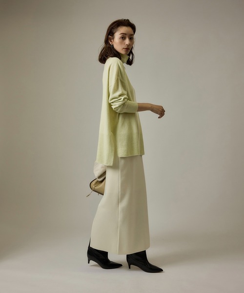 ROPE'（ロペ）の「ホールガーメント タートルネックニットプルオーバー（ニット/セーター・レディース・チャコールグレー/オフホワイト/ベージュ/グリーン系その他・FREE）」の13枚目の写真