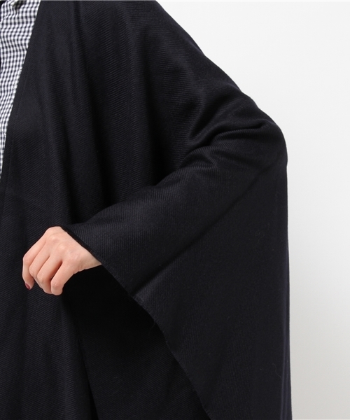 ivory court（アイボリーコート）の「ポンチョ◆（ストール/ショール・レディース・チャコールグレー/ネイビー・FREE）」の7枚目の写真