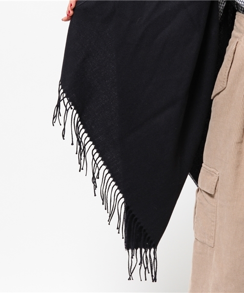 ivory court（アイボリーコート）の「ポンチョ◆（ストール/ショール・レディース・チャコールグレー/ネイビー・FREE）」の12枚目の写真