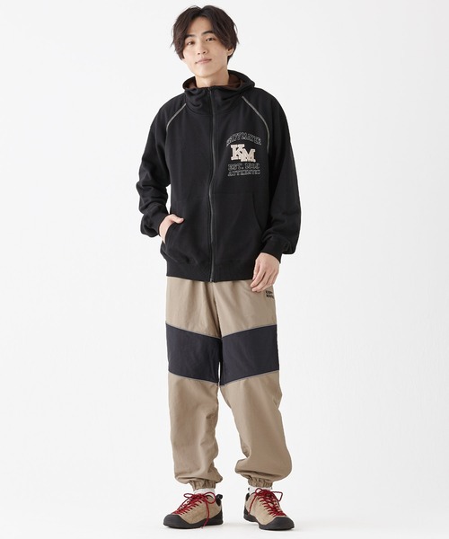 KRIFF MAYER（クリフメイヤー）の「のび～る裏毛ジップパーカー（パーカー・メンズ・ブラック/グレー/オートミール・MEDIUM/LARGE/X-LARGE）」の21枚目の写真