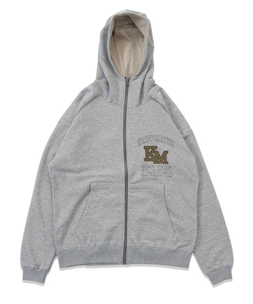 KRIFF MAYER（クリフメイヤー）の「のび～る裏毛ジップパーカー（パーカー・メンズ・ブラック/グレー/オートミール・MEDIUM/LARGE/X-LARGE）」の14枚目の写真