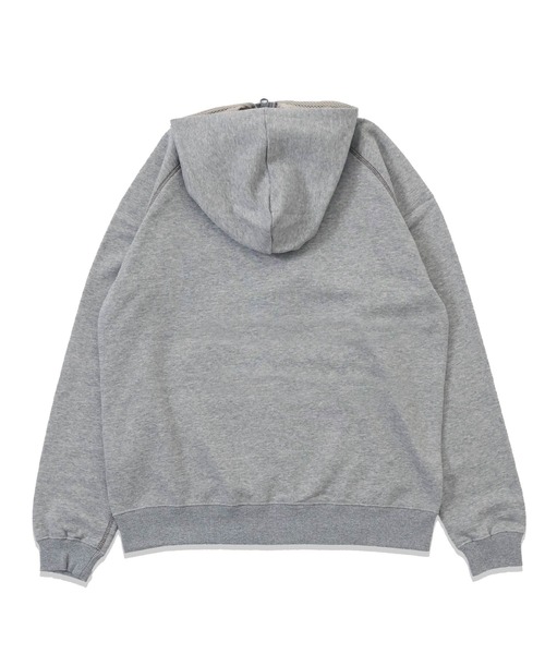 KRIFF MAYER（クリフメイヤー）の「のび～る裏毛ジップパーカー（パーカー・メンズ・ブラック/グレー/オートミール・MEDIUM/LARGE/X-LARGE）」の15枚目の写真