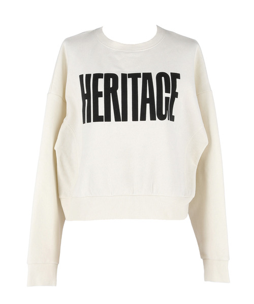 coca(coca)(コカ)の「ポリエステルコットン裏起毛フロッキークロップドスウェット(スウェット・レディース・グレー/アイボリー/オートミール/チャコール・M/L)」の21枚目の写真