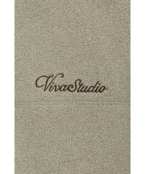 VIVASTUDIO(ビバスタジオ)の「ジップフリースジャケット / ZIP FLEECE JACKET(ブルゾン・メンズ・ベージュ/ブラック・LARGE/MEDIUM)」の5枚目の写真