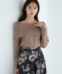 Andemiu | リブオフショルニット292685(ニット/セーター)