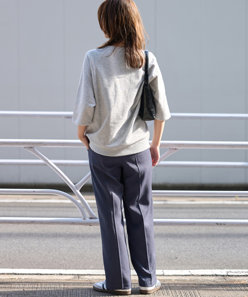 Champion(チャンピオン)の「別注【Champion】*relume CVC French Terry S/S スウェット(スウェット・レディース・アイボリー/チャコールグレー/ブルー/イエロー・LARGE)」の7枚目の写真