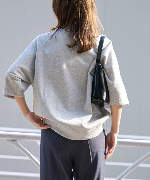 Champion(チャンピオン)の「別注【Champion】*relume CVC French Terry S/S スウェット(スウェット・レディース・アイボリー/チャコールグレー/ブルー/イエロー・LARGE)」の11枚目の写真