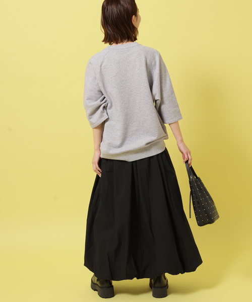 Champion(チャンピオン)の「別注【Champion】*relume CVC French Terry S/S スウェット(スウェット・レディース・アイボリー/チャコールグレー/ブルー/イエロー・LARGE)」の15枚目の写真