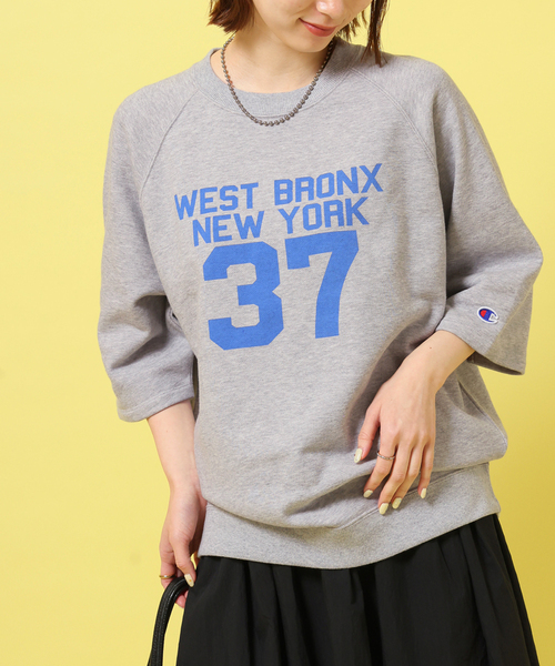 Champion(チャンピオン)の「別注【Champion】*relume CVC French Terry S/S スウェット(スウェット・レディース・アイボリー/チャコールグレー/ブルー/イエロー・LARGE)」の17枚目の写真