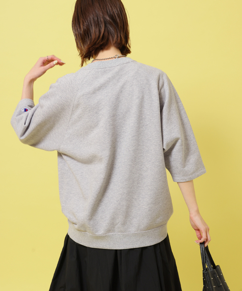 Champion(チャンピオン)の「別注【Champion】*relume CVC French Terry S/S スウェット(スウェット・レディース・アイボリー/チャコールグレー/ブルー/イエロー・LARGE)」の19枚目の写真