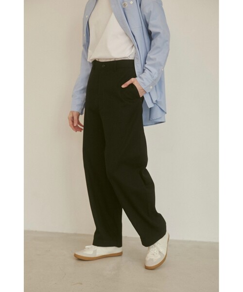 coen（コーエン）の「【PARKING】CHINO WIDE PT（チノパンツ・メンズ・ブラック/ベージュ・M/L/XL）」の13枚目の写真