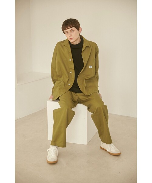 coen（コーエン）の「【PARKING】CHINO WIDE PT（チノパンツ・メンズ・ブラック/ベージュ・M/L/XL）」の12枚目の写真