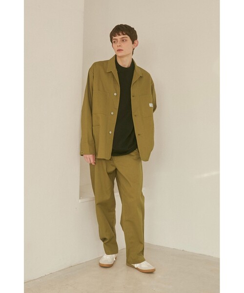 coen（コーエン）の「【PARKING】CHINO WIDE PT（チノパンツ・メンズ・ブラック/ベージュ・M/L/XL）」の4枚目の写真