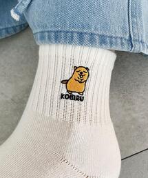 WEGO | WEGO/モチーフロゴ刺繍アンクルパイルソックス(ソックス/靴下)