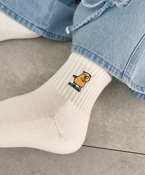 WEGO(ウィゴー)の「WEGO/モチーフロゴ刺繍アンクルパイルソックス(ソックス/靴下・レディース・その他1/その他2・23-25cm)」の13枚目の写真