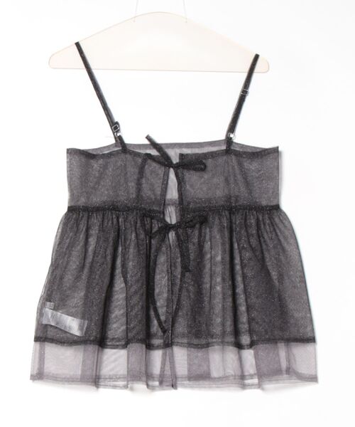 coca（coca）（コカ）の「ラメチュールキャミソール（キャミソール・レディース・チャコール/アイボリー・ONE SIZE）」の20枚目の写真