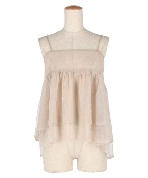 coca（coca）（コカ）の「ラメチュールキャミソール（キャミソール・レディース・チャコール/アイボリー・ONE SIZE）」の18枚目の写真