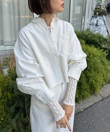 Apbデニムショートシャツ