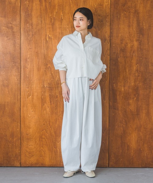 Apbデニムショートシャツ（シャツ/ブラウス）｜apart by lowrys（アパートバイローリーズ）