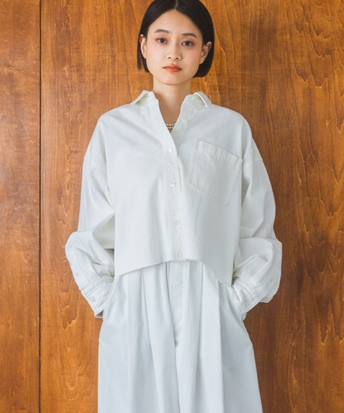 Apbデニムショートシャツ（シャツ/ブラウス）｜apart by lowrys（アパートバイローリーズ）