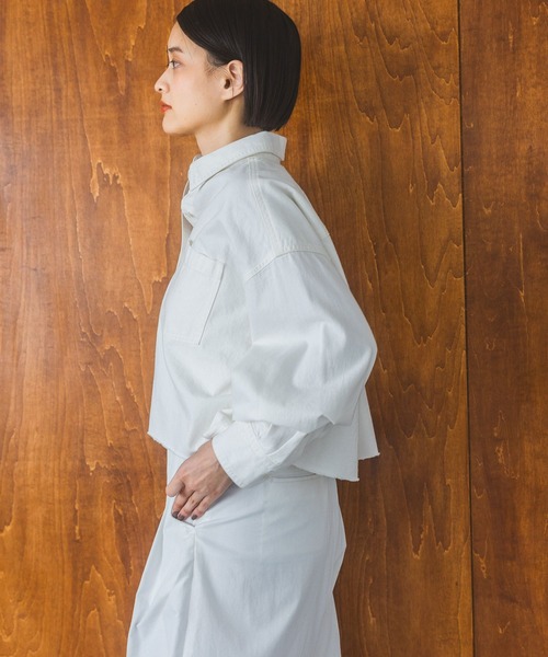 Apbデニムショートシャツ（シャツ/ブラウス）｜apart by lowrys（アパートバイローリーズ）