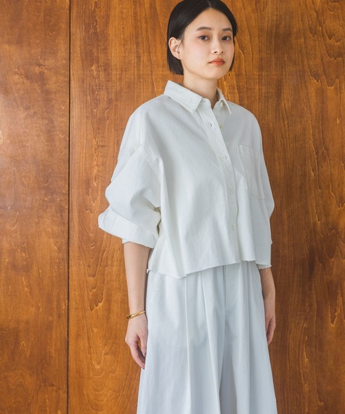 Apbデニムショートシャツ（シャツ/ブラウス）｜apart by lowrys（アパートバイローリーズ）