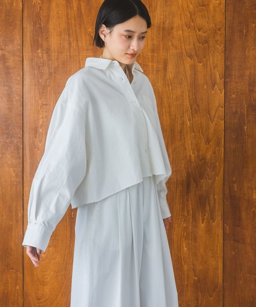 Apbデニムショートシャツ（シャツ/ブラウス）｜apart by lowrys（アパートバイローリーズ）