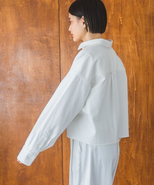 Apbデニムショートシャツ（シャツ/ブラウス）｜apart by lowrys（アパートバイローリーズ）