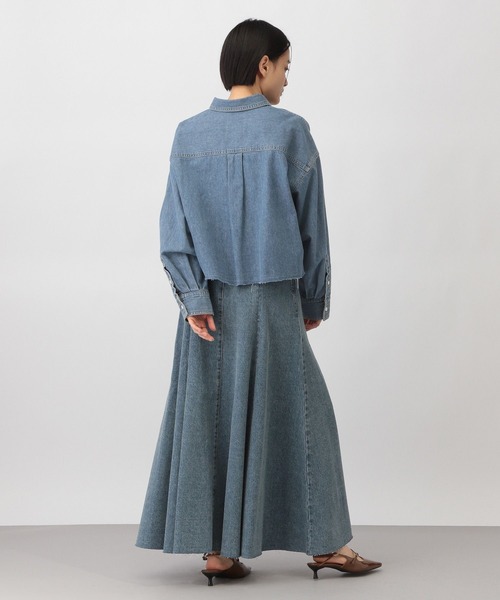 Apbデニムショートシャツ（シャツ/ブラウス）｜apart by lowrys（アパートバイローリーズ）