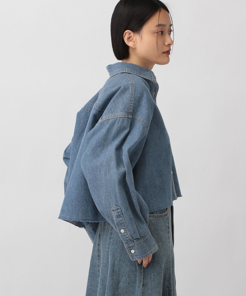 Apbデニムショートシャツ（シャツ/ブラウス）｜apart by lowrys（アパートバイローリーズ）