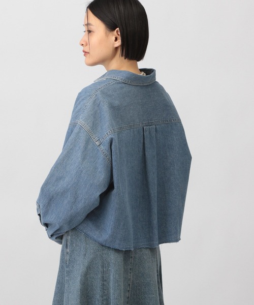 Apbデニムショートシャツ（シャツ/ブラウス）｜apart by lowrys（アパートバイローリーズ）