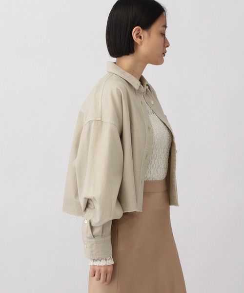 Apbデニムショートシャツ（シャツ/ブラウス）｜apart by lowrys（アパートバイローリーズ）