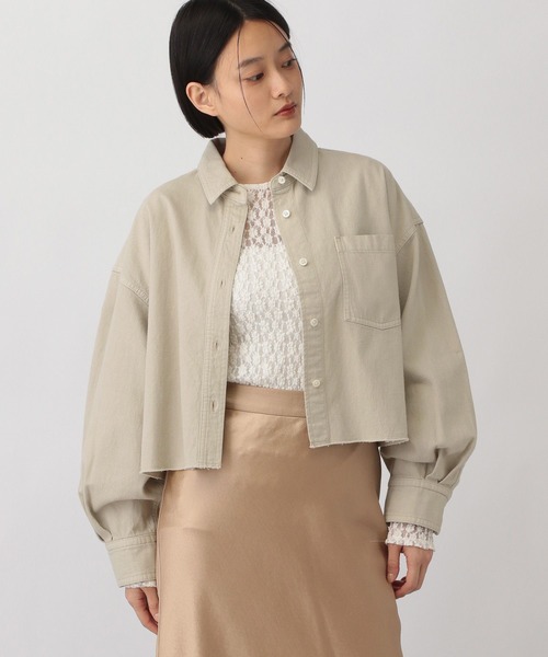 Apbデニムショートシャツ（シャツ/ブラウス）｜apart by lowrys（アパートバイローリーズ）