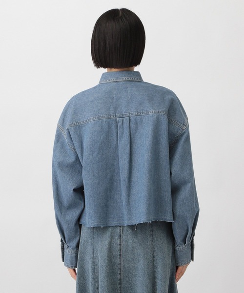 Apbデニムショートシャツ（シャツ/ブラウス）｜apart by lowrys（アパートバイローリーズ）