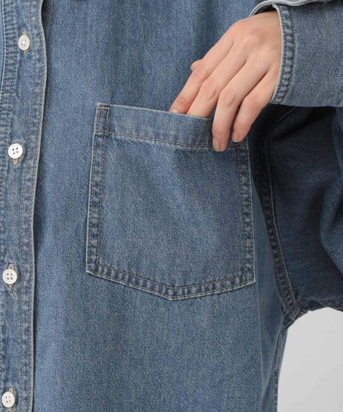 Apbデニムショートシャツ（シャツ/ブラウス）｜apart by lowrys（アパートバイローリーズ）