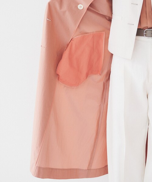 UNTITLED（アンタイトル）の「ライトコットン トレンチコート（トレンチコート・レディース・ライトベージュ/ピンク系・00/02/04/44/48）」の15枚目の写真