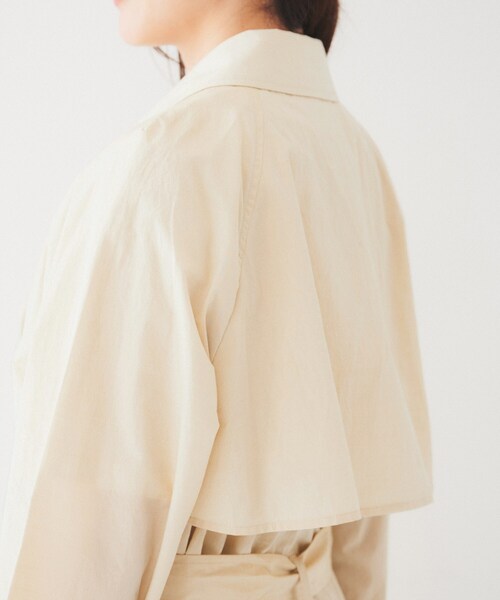 UNTITLED（アンタイトル）の「ライトコットン トレンチコート（トレンチコート・レディース・ライトベージュ/ピンク系・00/02/04/44/48）」の21枚目の写真