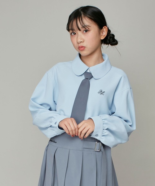 Cute.Q ネクタイ付きブラウス&ジャンスカセット