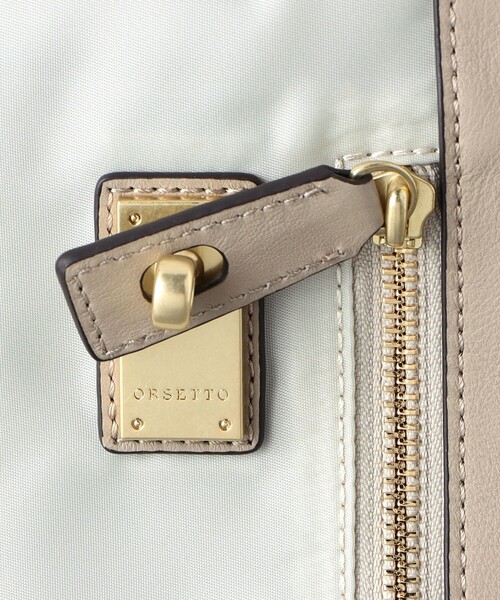 ORSETTO（オルセット）の「＜ORSETTO＞METALLO NY トートバッグ（トートバッグ・レディース・ナチュラル/ブラック・FREE）」の19枚目の写真